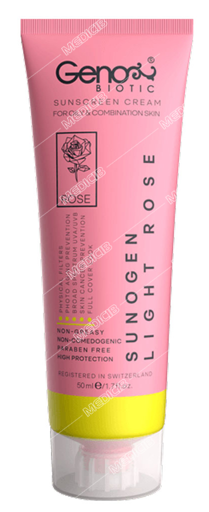 کرم ضد آفتاب SPF50 پوست چرب و مختلط ژنوبایوتیک