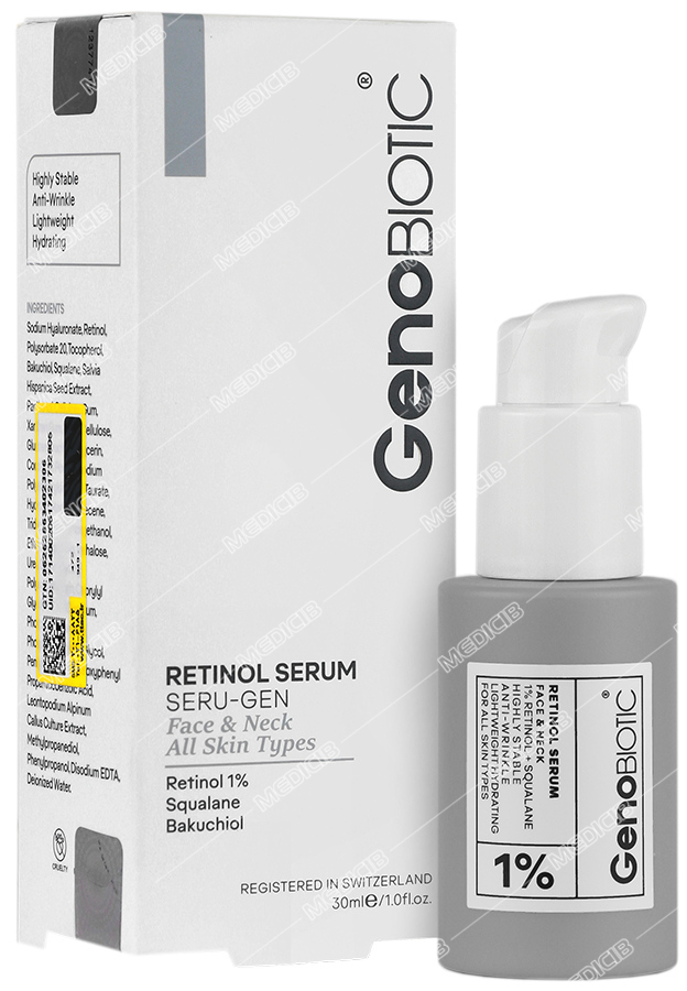 سرم رتینول ژنوبایوتیک صورت وگردن