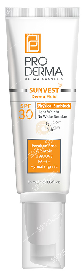 فلوئید ضد آفتاب با SPF30 پرودرما