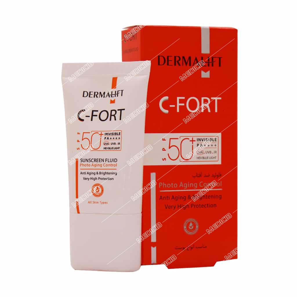 فلوئید ضد آفتاب سی فورت SPF50(بژ طبیعی)