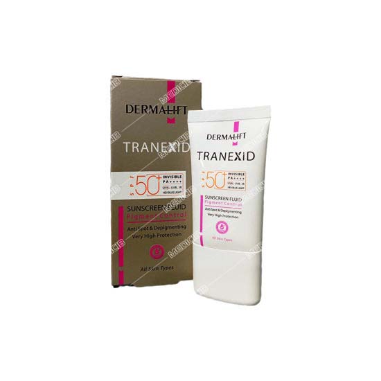 فلوئید ضد آفتاب ترنکسید SPF50(بی رنگ) حاوی مواد روشن کننده
