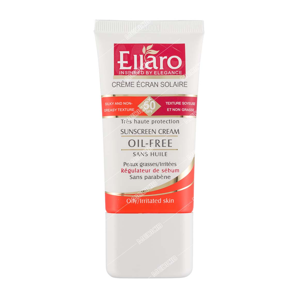 کرم ضد آفتاب فاقد چربی SPF50(بژ طبیعی)