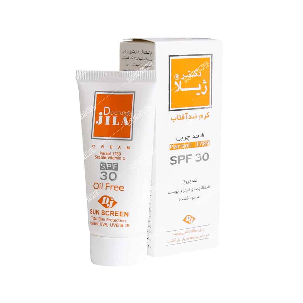 کرم ضد آفتاب بدون چربی SPF30(بی رنگ)