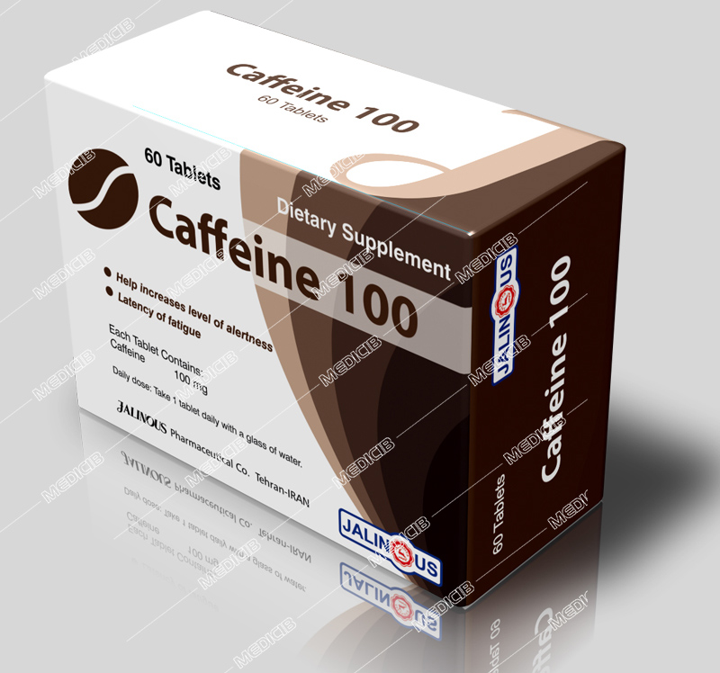 کافئین 100 میلی گرم