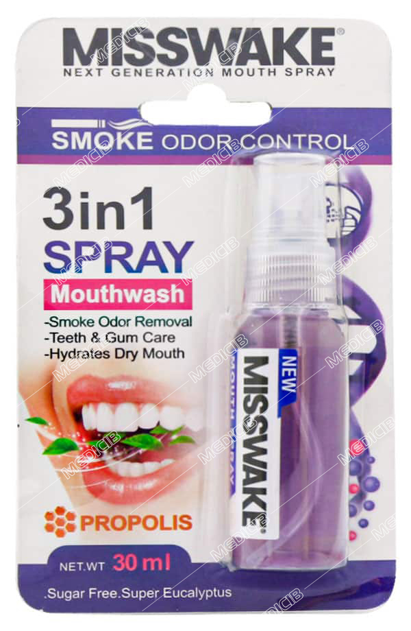 دهانشویه خوشبو کننده میسویک با طعم اکالیپتوس اسپری