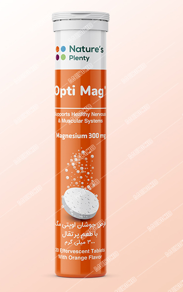 قرص جوشان اوپتی مگ با طعم پرتقال